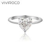 【02LIVE # link 49 - BUY 1 GET 1 free ring】RM1046 S925 Silver Moissanite Ring 2 Carat