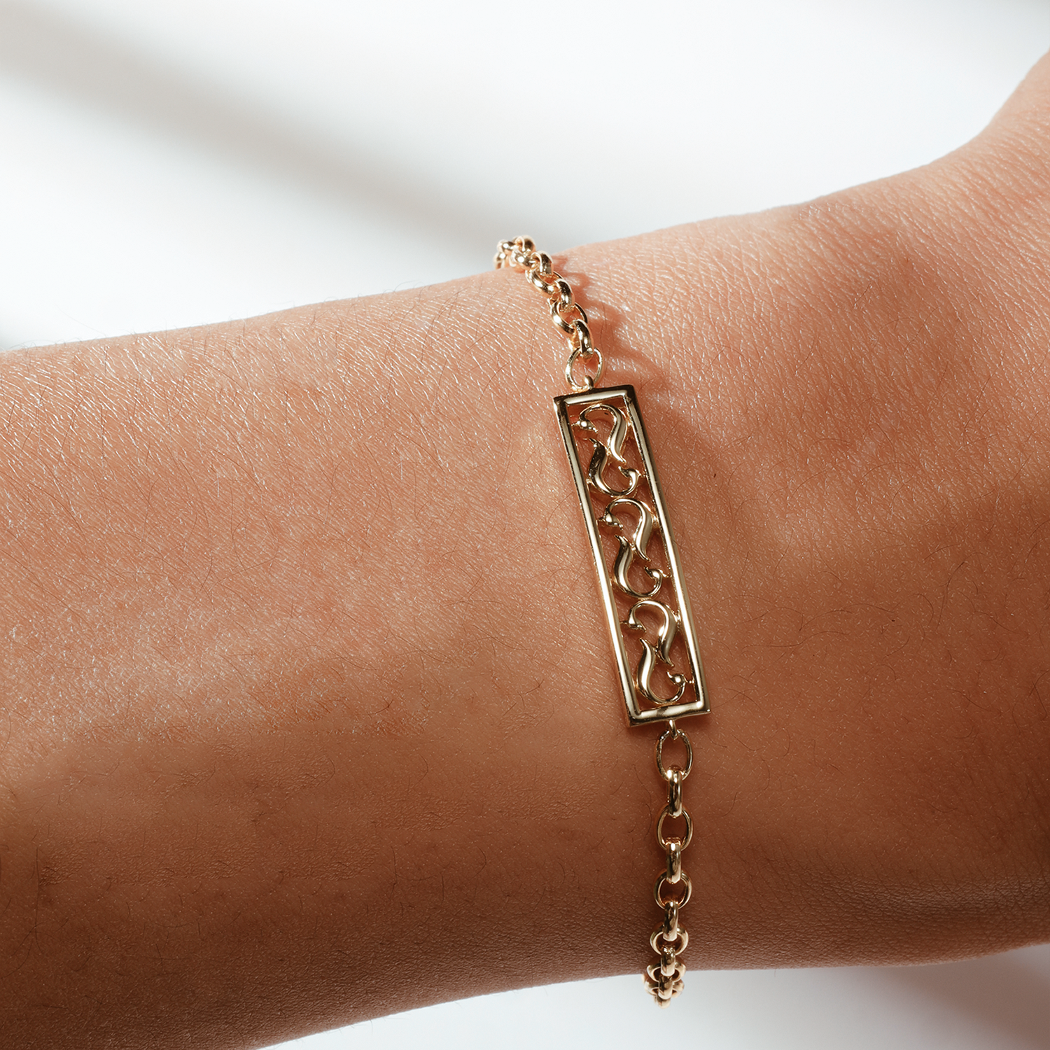 Arctic Fox Infinity Bracelet