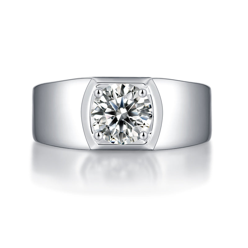 Adjustable Moissanite Classic men's Rings R10283-6.5(BUY 1 GET 1 Present )