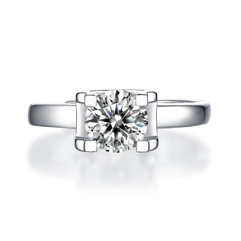 Adjustable Moissanite Classic cow head Rings R6117-6.5