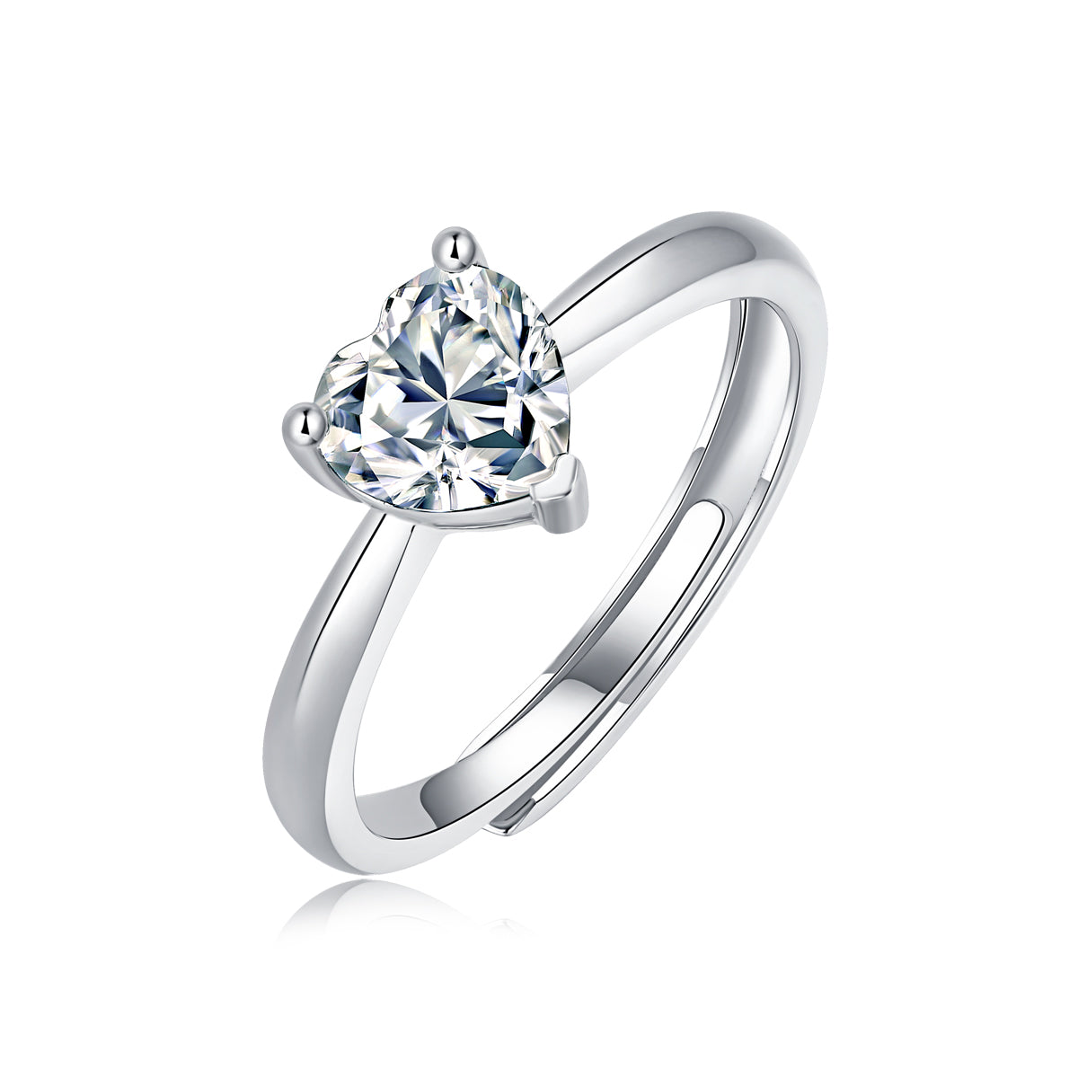 Adjustable Moissanite Mind Rings R13335-6.5(BUY 1 GET 1 Present )