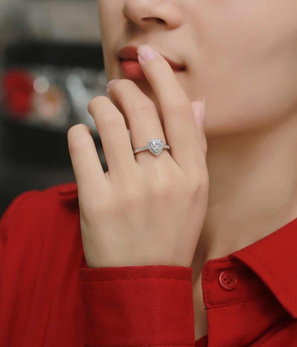 Adjustable Moissanite original intention Rings R11458-6.5(BUY 1 GET 1 Present )