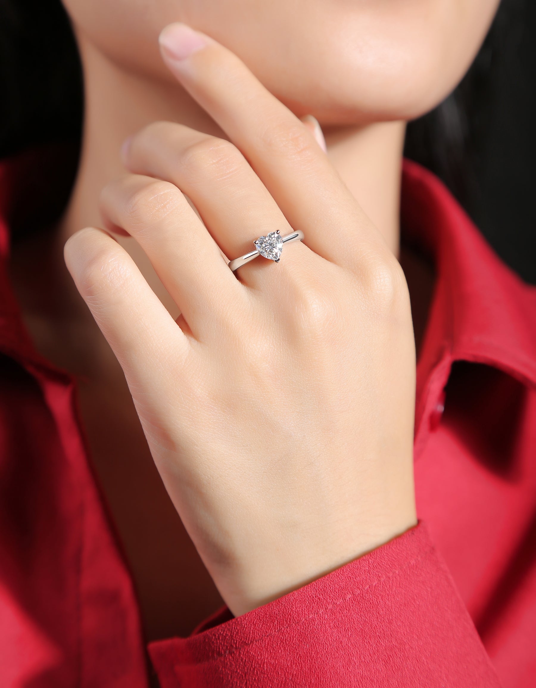 Adjustable Moissanite Mind Rings R13335-6.5(BUY 1 GET 1 Present )
