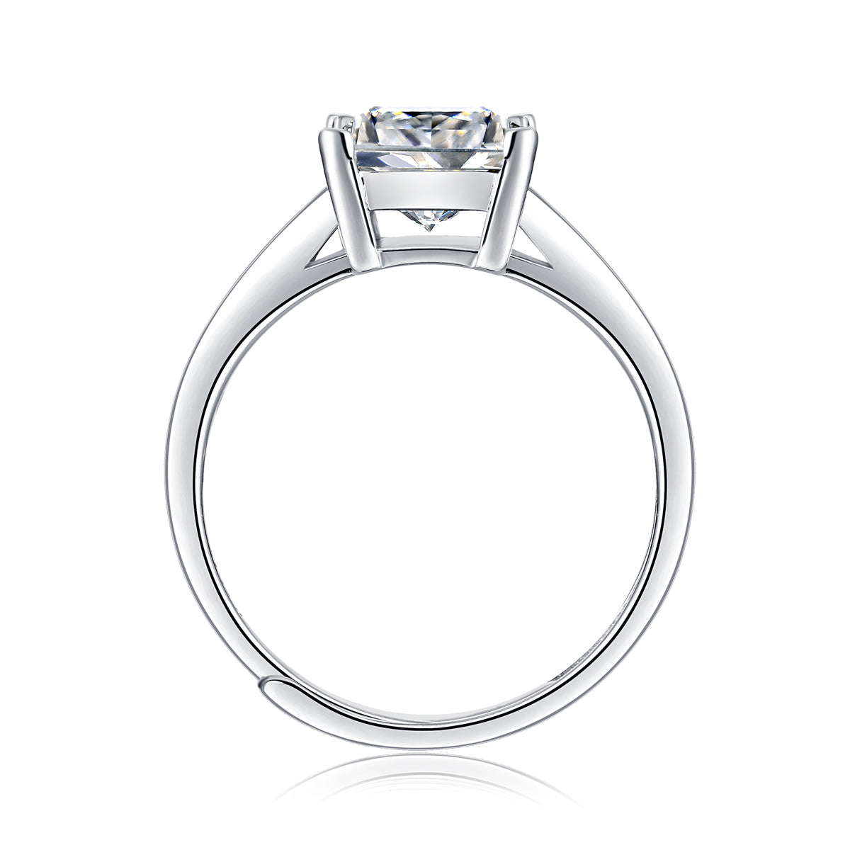 Adjustable Moissanite favor Rings R11530-6.5