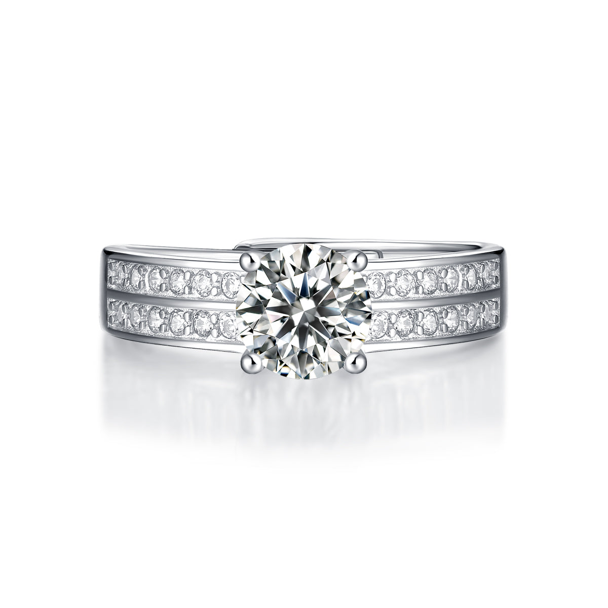 Adjustable Moissanite Fairy Diary Rings R10772-6.5