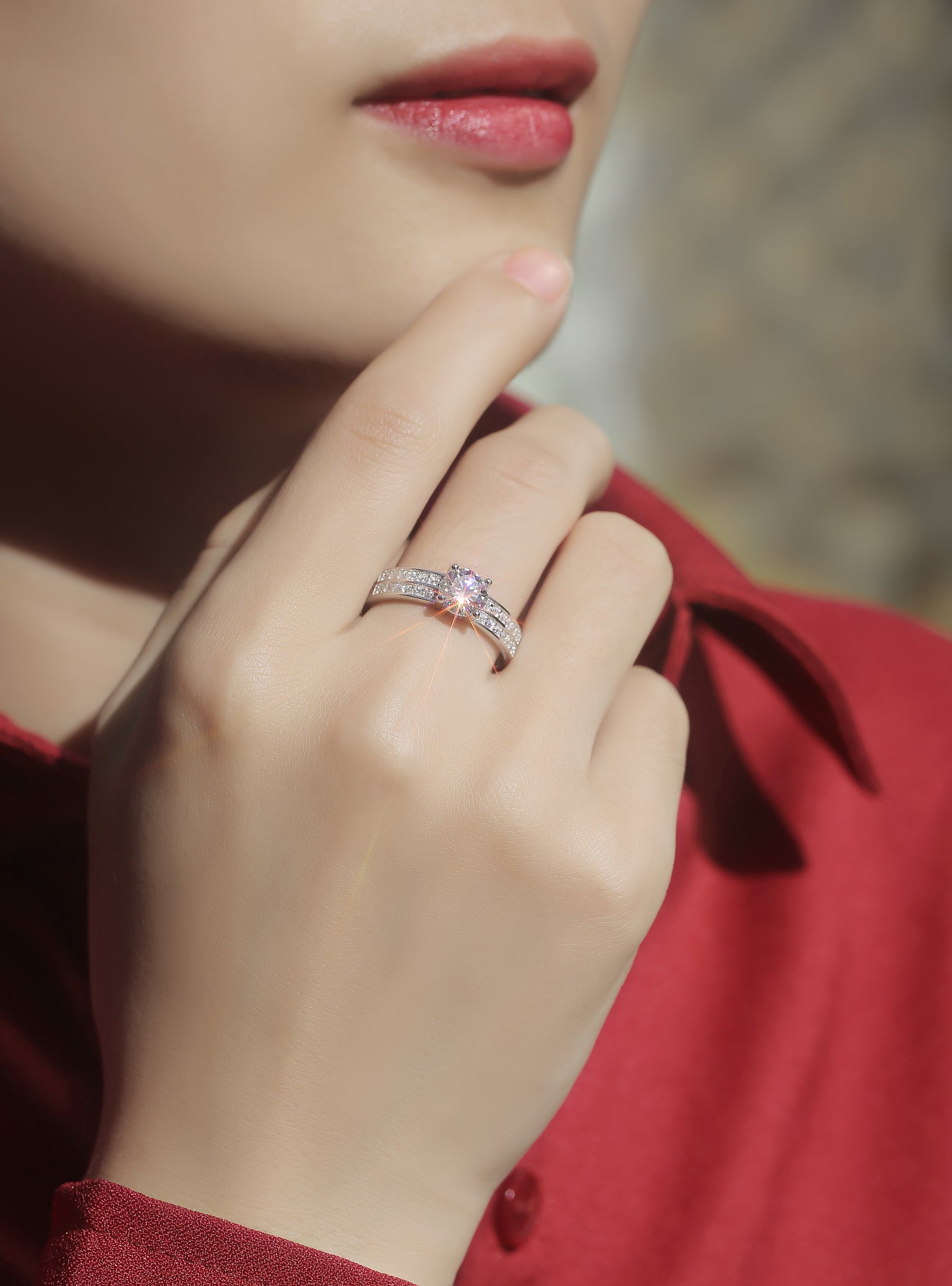 Adjustable Moissanite Fairy Diary Rings R10772-6.5