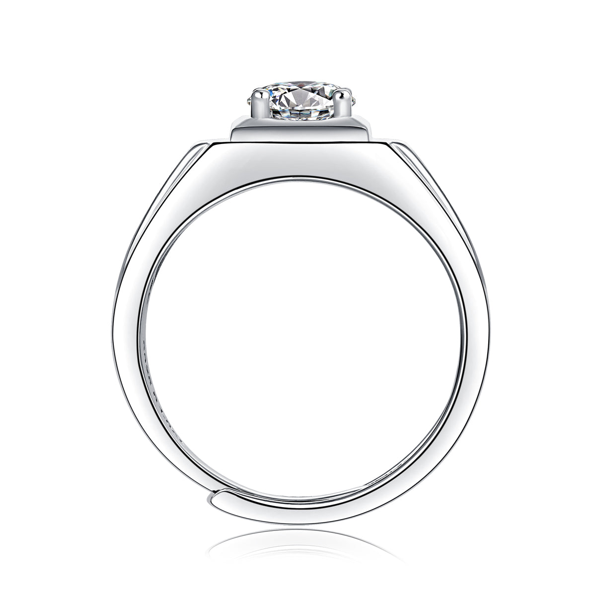 Adjustable Moissanite port Rings R11556-6.5