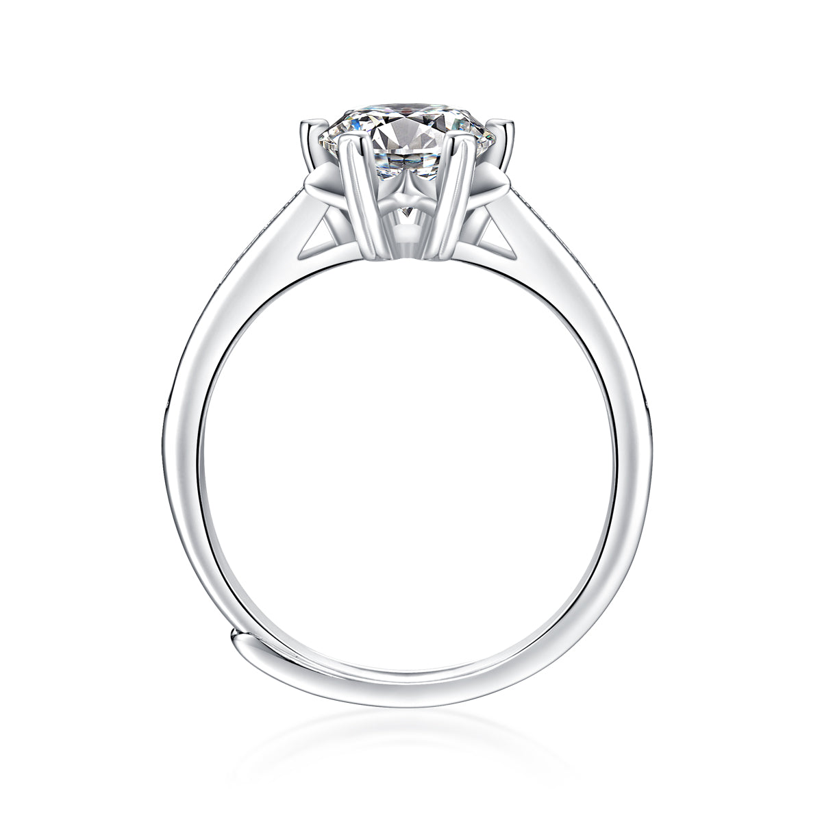 Adjustable Moissanite sweet and greasy Rings R11528-6.5(BUY 1 GET 1 Present )