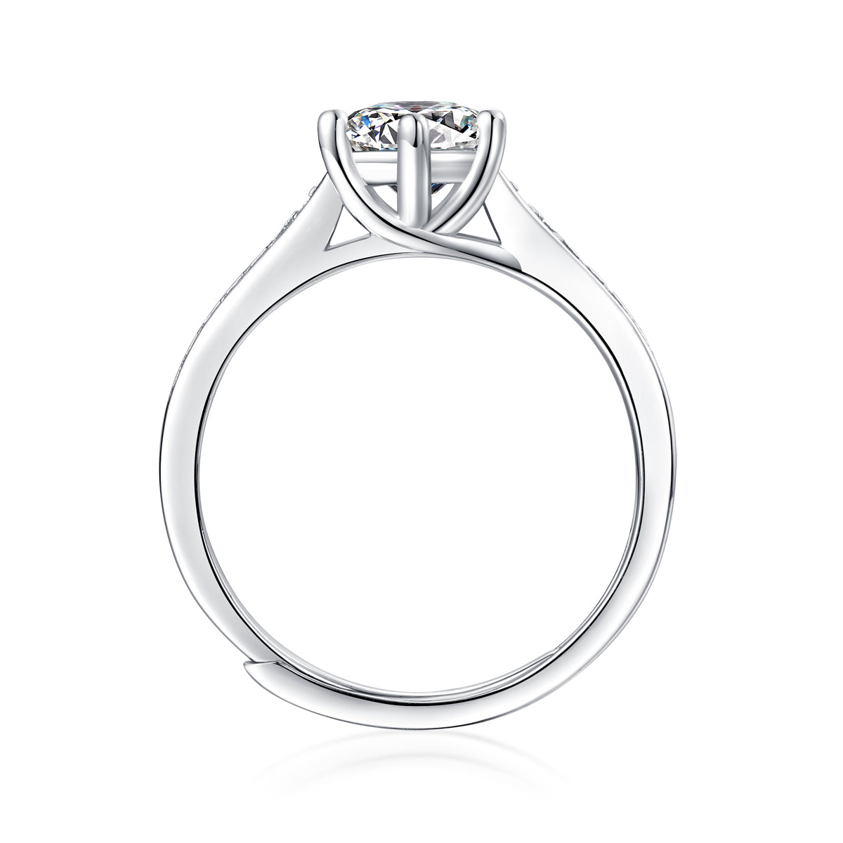 Adjustable Moissanite perfect Rings R11550-6.5(BUY 1 GET 1 Present )
