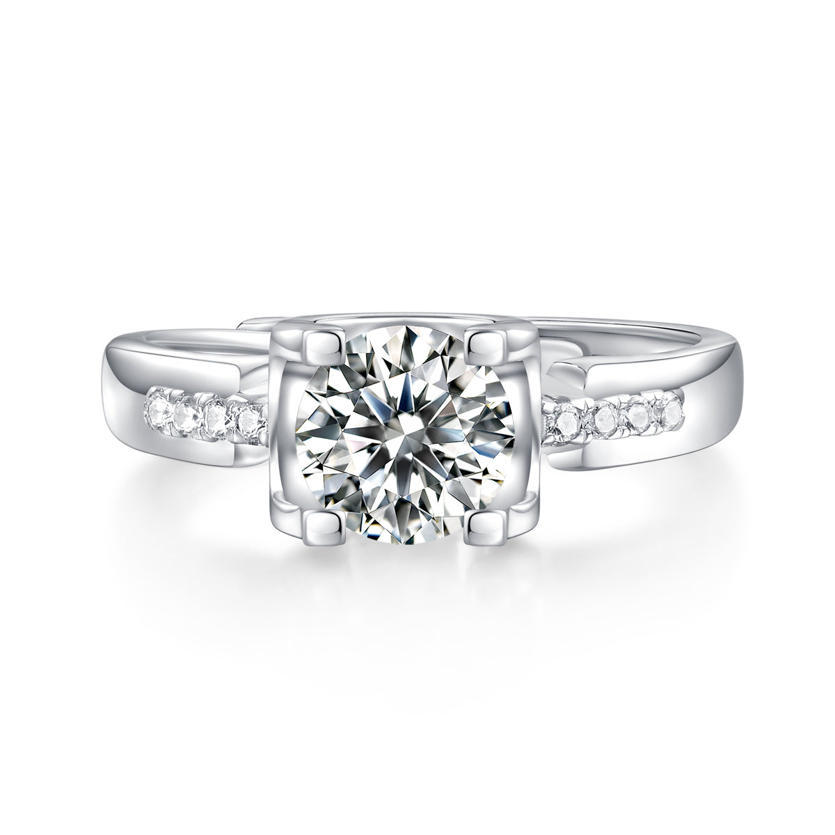 Adjustable Moissanite attachment Rings R11558-6.5(BUY 1 GET 1 Present )