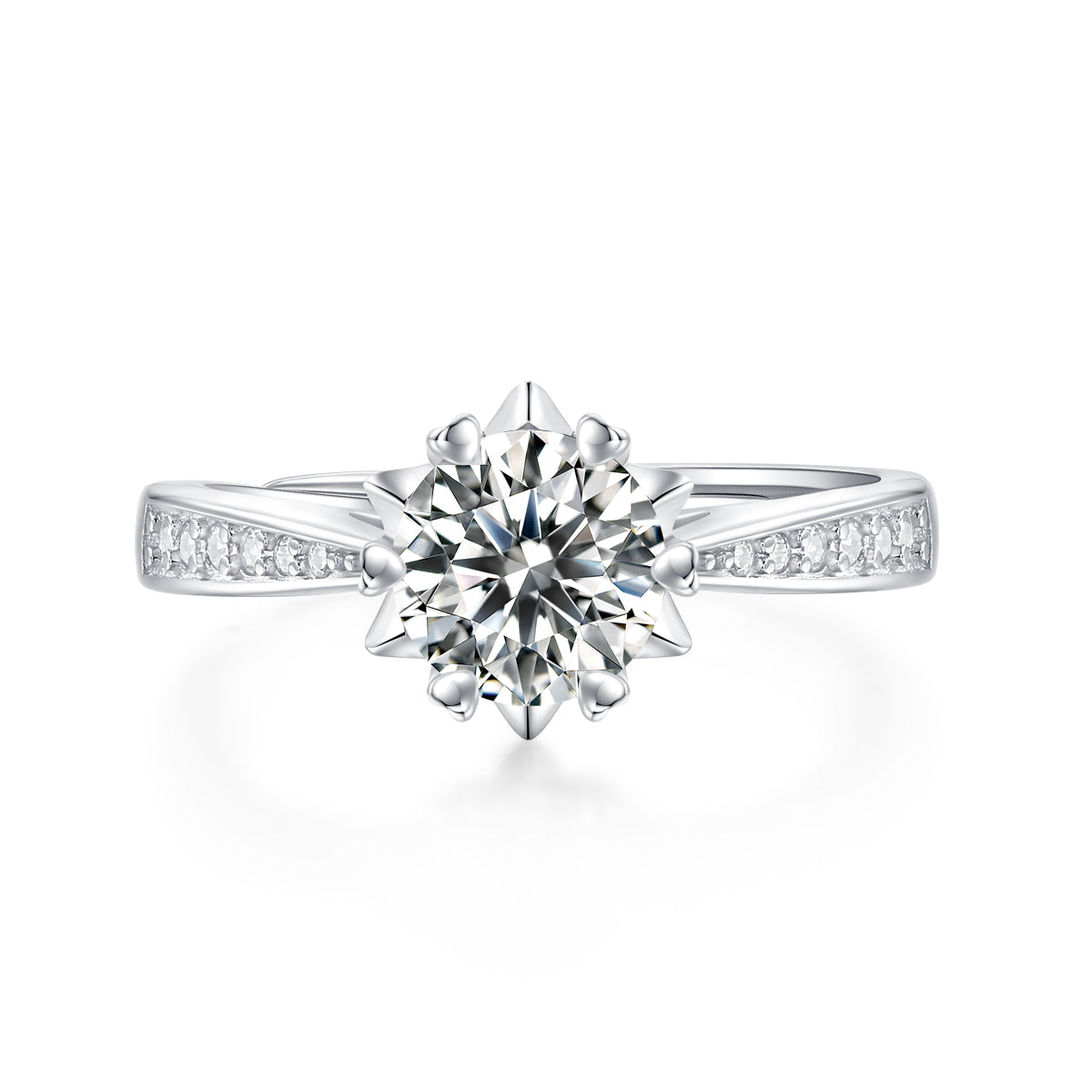 Adjustable Moissanite sweet and greasy Rings R11528-6.5(BUY 1 GET 1 Present )