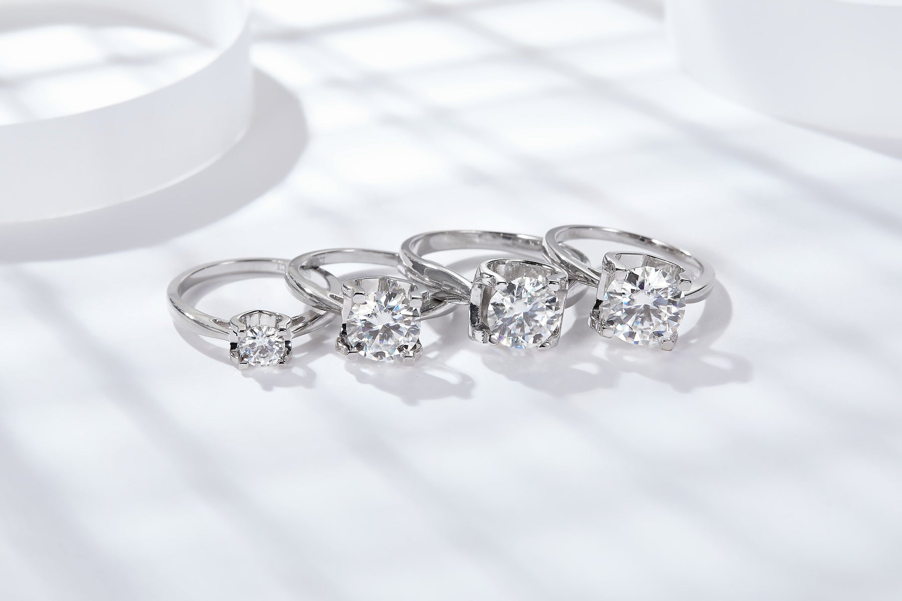 Classic Bull Head S925 Silver Moissanite Diamond Ring