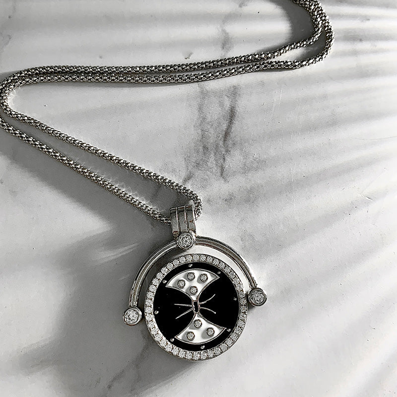 Geometric Spinning Necklace