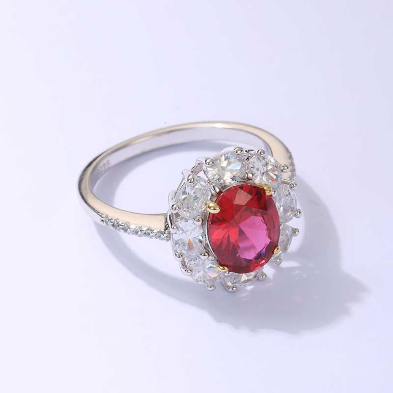 SH Sterling Silver Fancy Shape Zirconia Ring