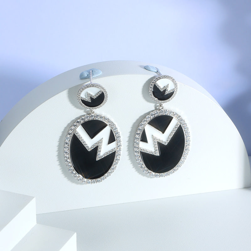 Geometric Abstraction Earrings
