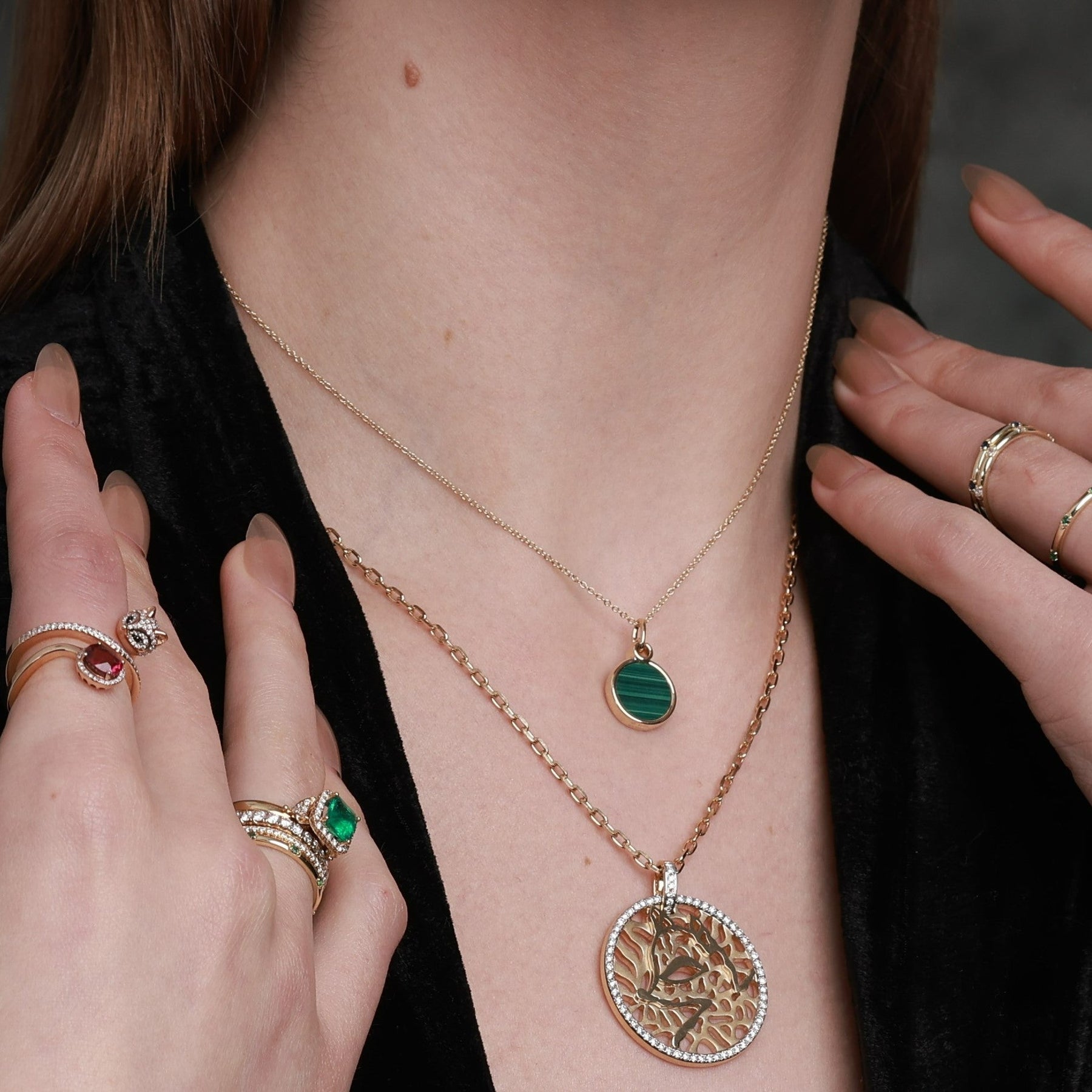 Malachite Millan Pendant LCP0141
