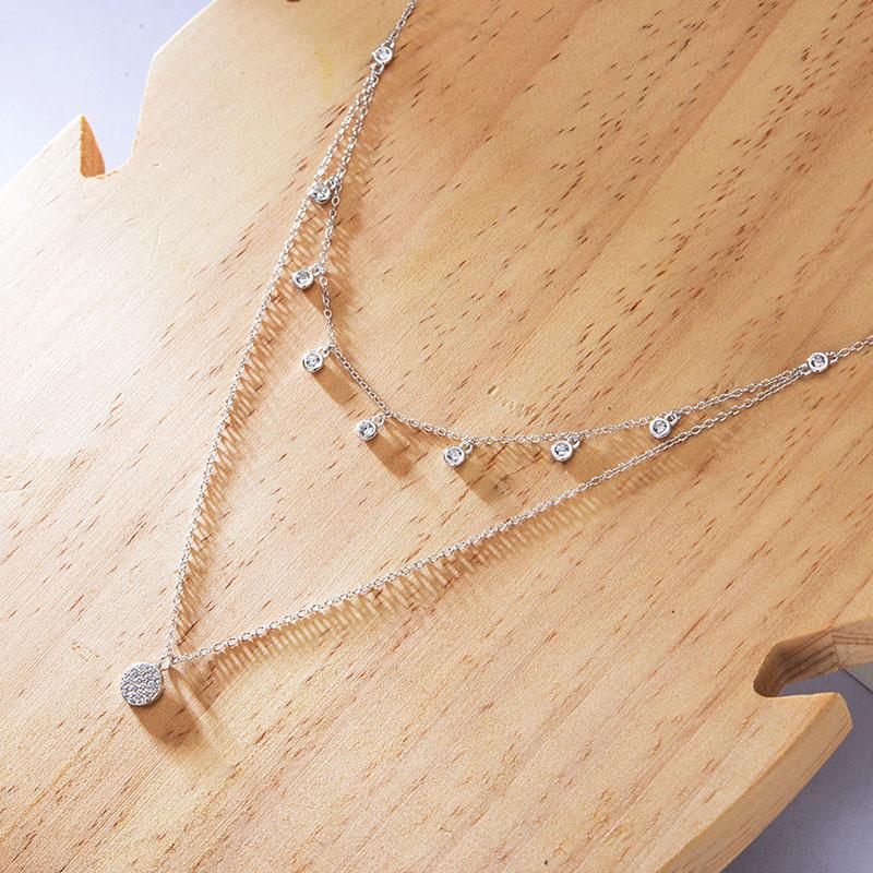 Layered Sterling Silver Necklace
