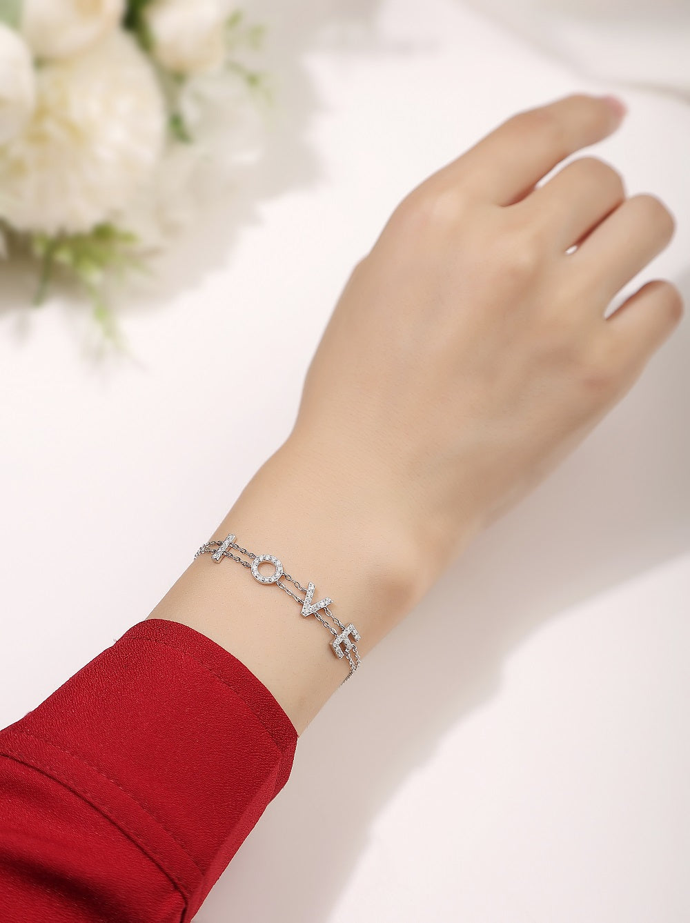 Adjustable Moissanite The same idea Bracelets L12680