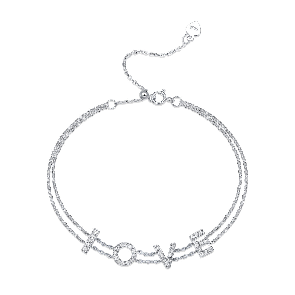 Adjustable Moissanite The same idea Bracelets L12680