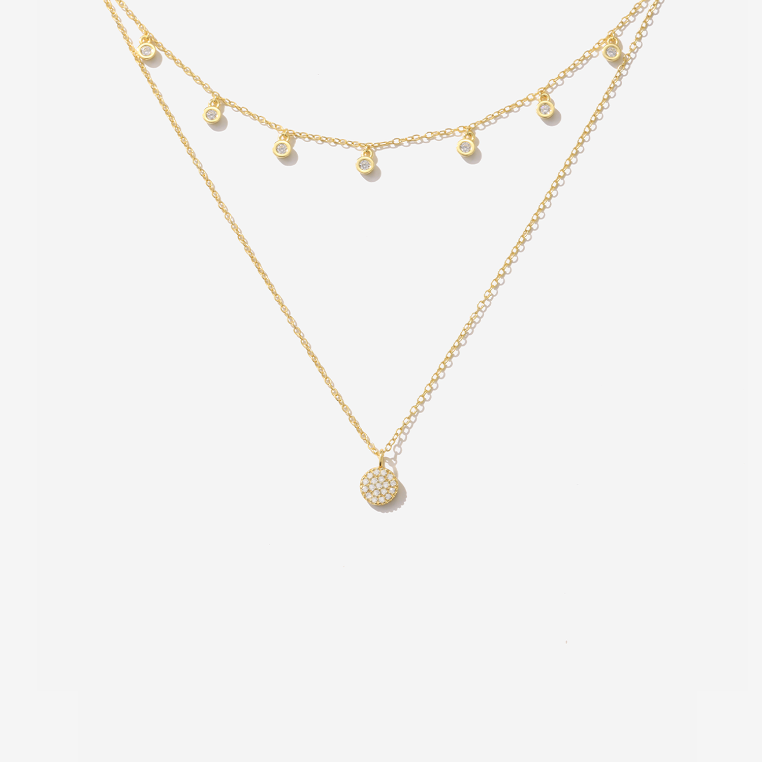 Layered Charm Necklace