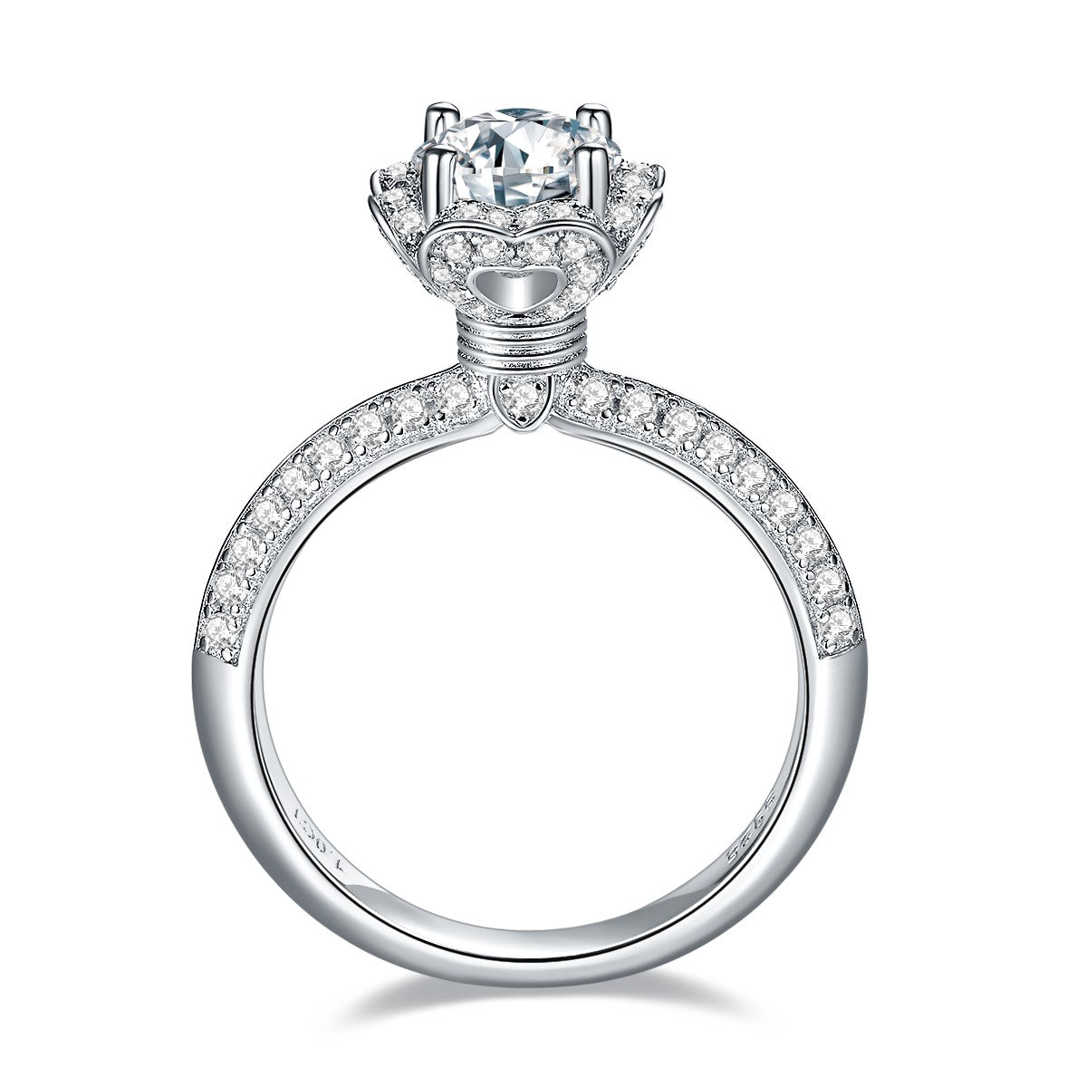 RM1030 Silver Moissanite Diamond DR Bouquet 1/2Carat(BUY 1 GET 1 Present )