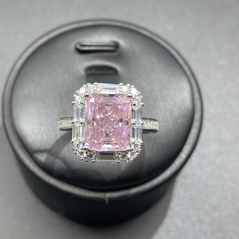 Pink Open High Carbon Diamond Ring SH/ZHFR0012-2