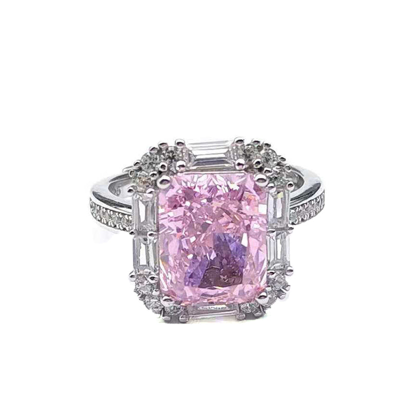 Pink Open High Carbon Diamond Ring SH/ZHFR0012-2