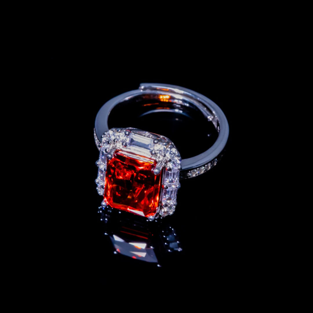 Pink Open High Carbon Diamond Ring SH/ZHFR0012-2