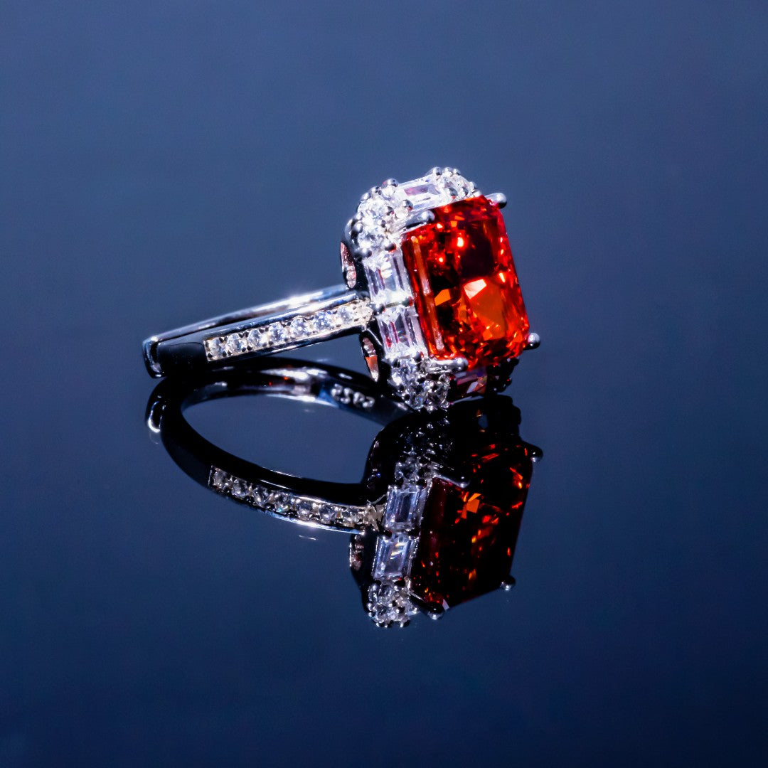 Pink Open High Carbon Diamond Ring SH/ZHFR0012-2