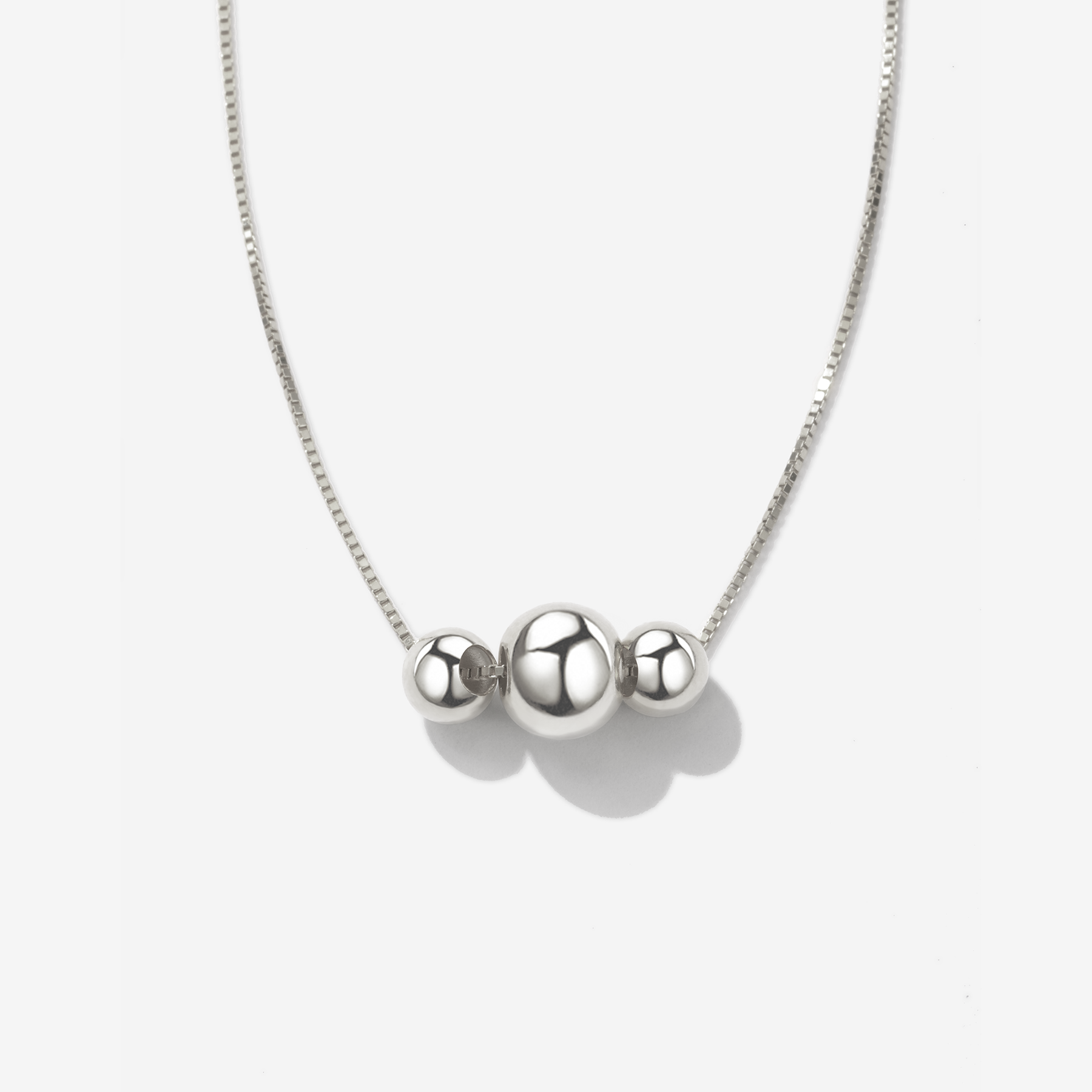 Bubble Sterling Silver Necklace
