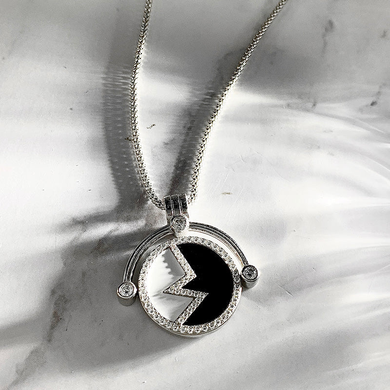 Geometric Spinning Necklace