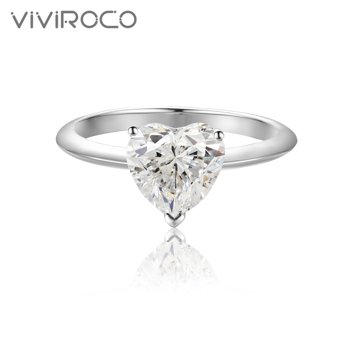 【02LIVE # link 49 - BUY 1 GET 1 free ring】RM1046 S925 Silver Moissanite Ring 2 Carat