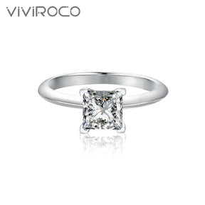 【02LIVE # link 50 - BUY 1 GET 1 free ring】RM1038 S925 Silver Moissanite Ring 1.2 Carat