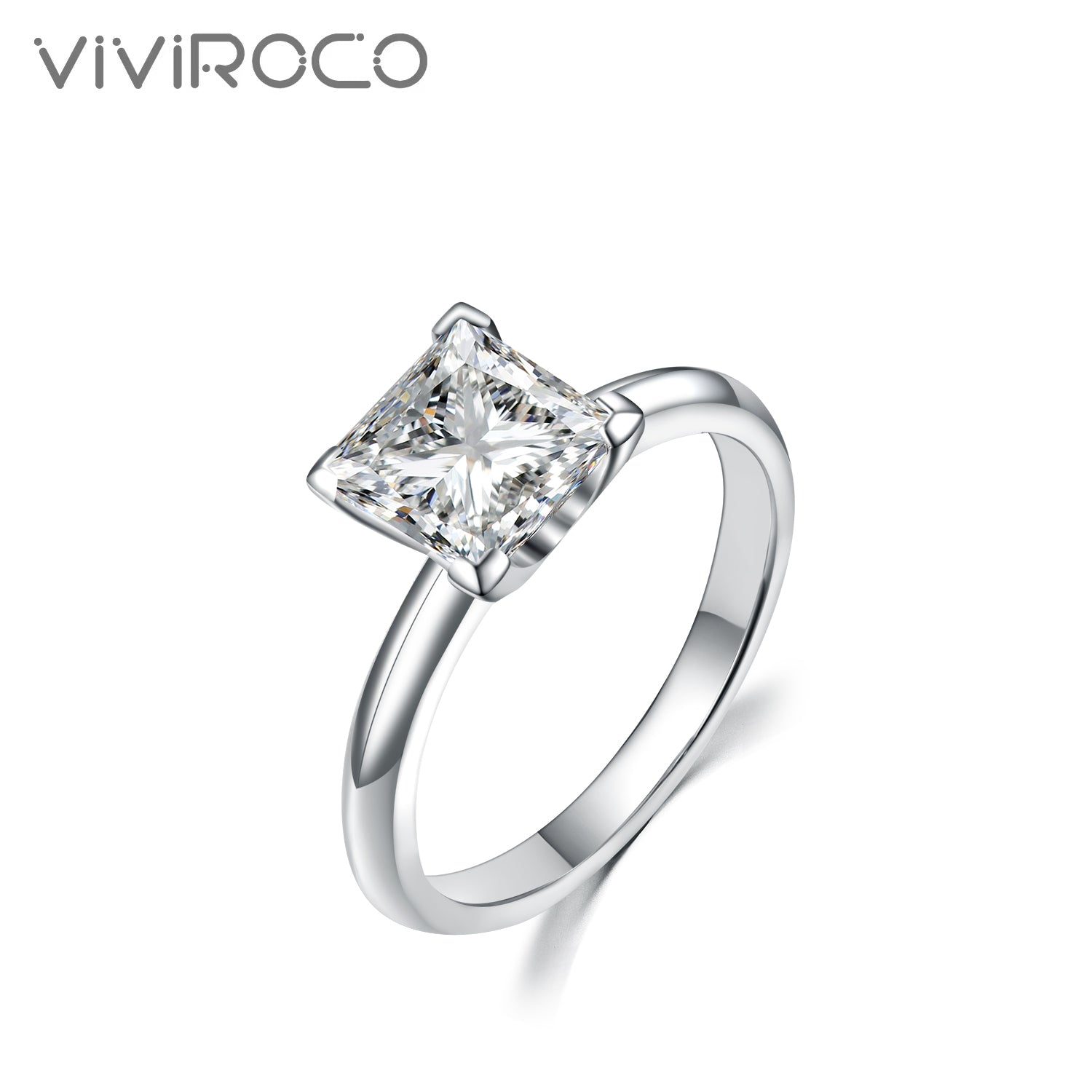 【02LIVE # link 50 - BUY 1 GET 1 free ring】RM1038 S925 Silver Moissanite Ring 1.2 Carat