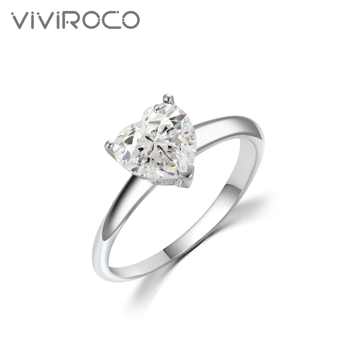 【02LIVE # link 49 - BUY 1 GET 1 free ring】RM1046 S925 Silver Moissanite Ring 2 Carat