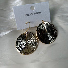 Vivian #8 [18K gold plated earring hoops alloy copper]