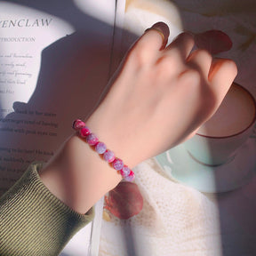 Grape Tourmaline Crystal Bracelet