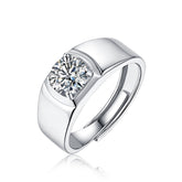 Adjustable Moissanite Classic men's Rings R10283-6.5（BUY 1 GET 1 Present ）