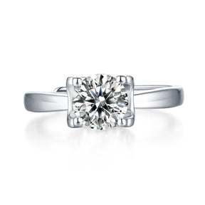 Adjustable Moissanite Diamond ring R10336-6.5