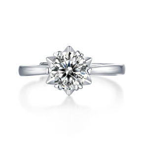 Adjustable Moissanite Star Ring R9194-6.5