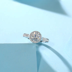 Adjustable Moissanite Luxury Round bag Rings R4494-6.5（BUY 1 GET 1 Present ）