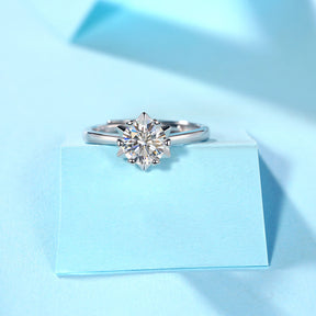 Adjustable Moissanite Star Ring R9194-6.5