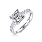 Adjustable Moissanite favor Rings R11530-6.5