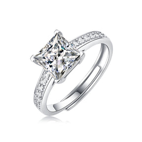 Adjustable Moissanite favor Rings R11530-6.5