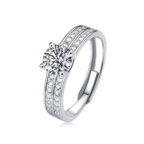 Adjustable Moissanite Fairy Diary Rings R10772-6.5