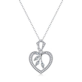 Adjustable Moissanite bosom friend Necklace P11664