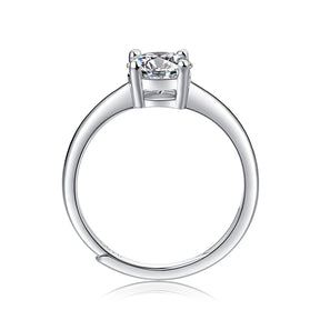 Adjustable Moissanite married Rings R11445-6.5