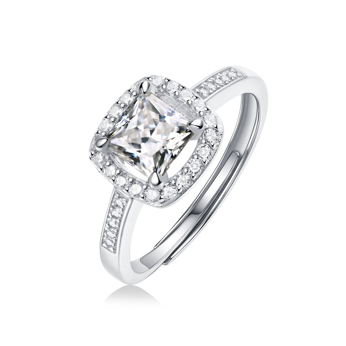 Adjustable Moissanite Xingyu Rings R11437-6.5