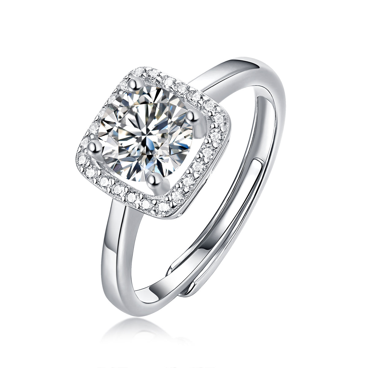 Adjustable Moissanite Jane Eyre Rings R10798-6.5