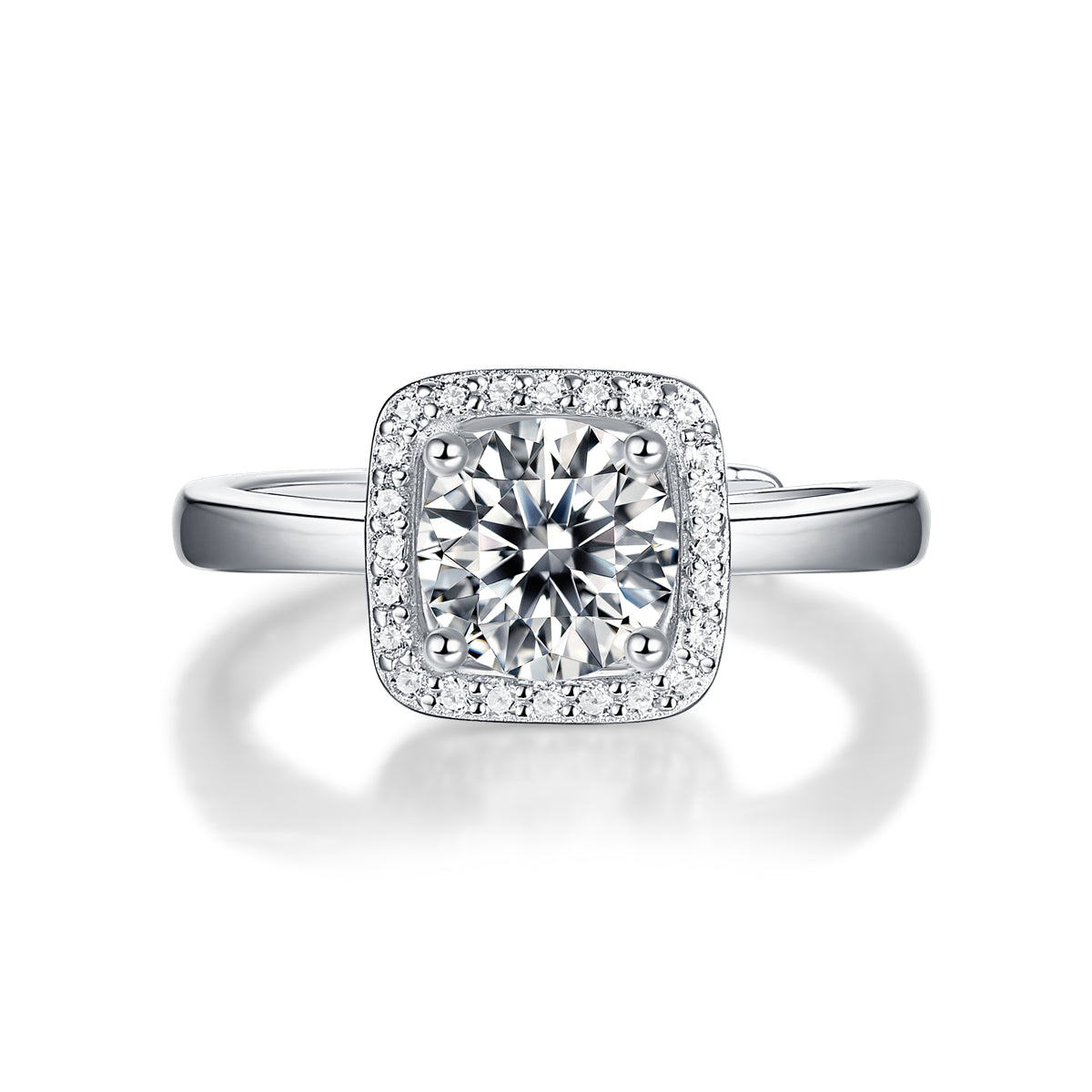 Adjustable Moissanite Jane Eyre Rings R10798-6.5